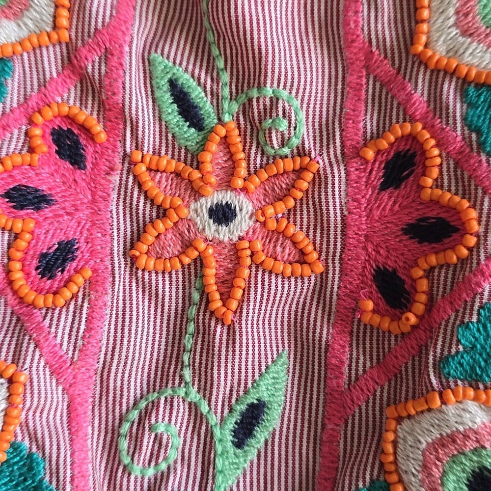 Anthropologie Embroidered & Appliqued Shift Dress - Picture 8 of 15